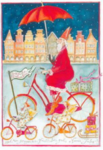 Christina Thrän: Weihnachtskarte "Weihnachtsschirm"