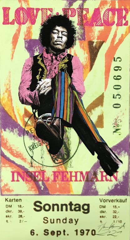 Thomas Jankowski Jimi Hendrix grün