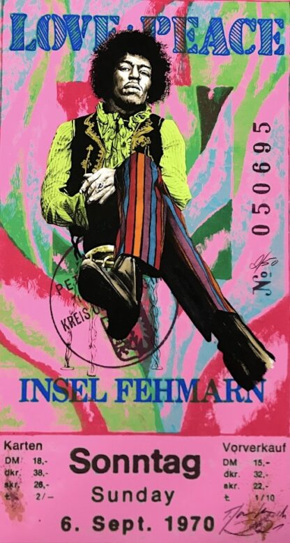 Thomas Jankowski Jimi Hendrix pink