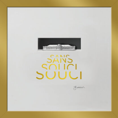 Ralf Birkelbach | Wortkunst | Sanssouci – Anthrazit / Gold – Bild 4