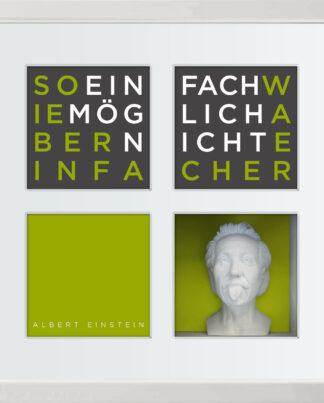 Ralf Birkelbach Wortkunst Albert Einstein 1