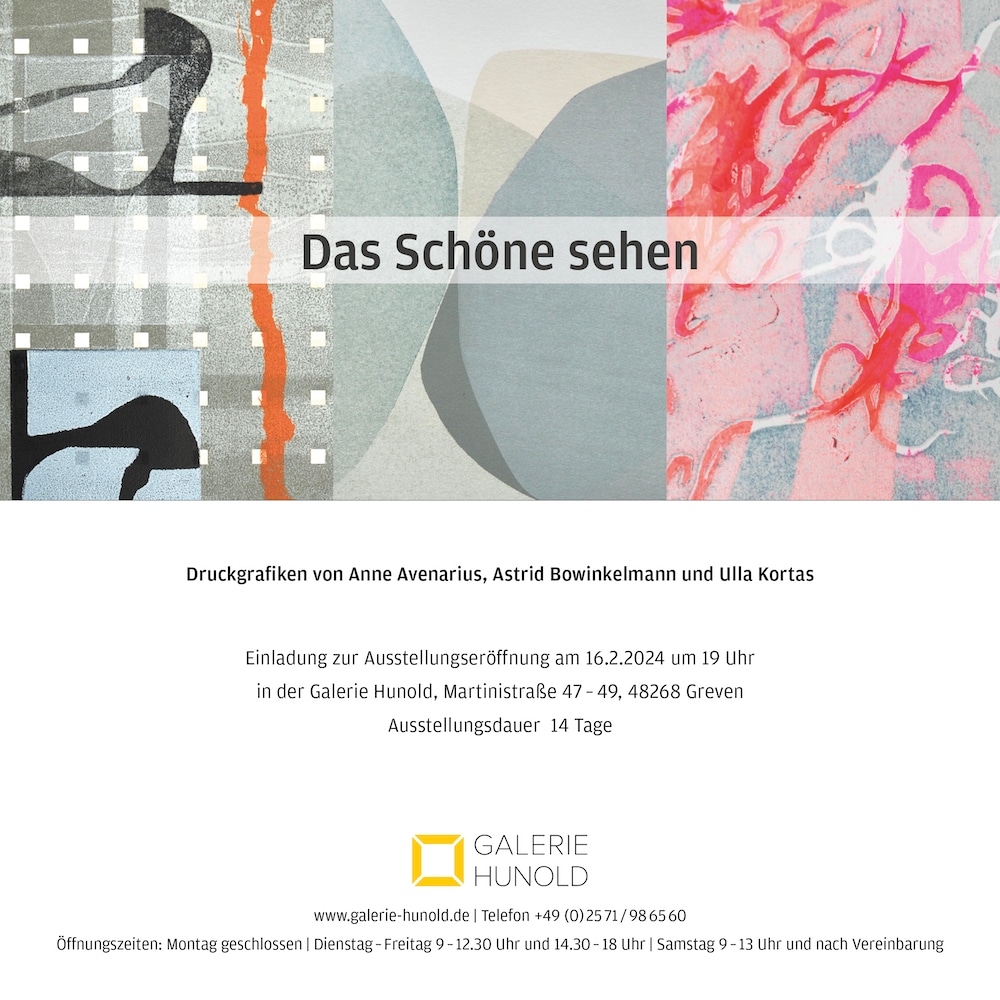 Das Schöne sehen.