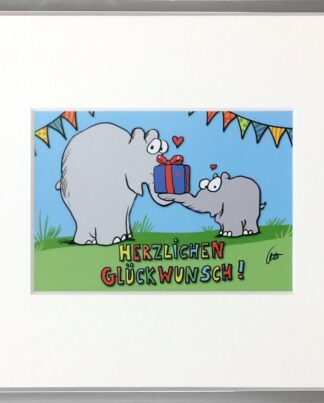 Otto Waalkes IHerzlichen Glückwunsch Miniprint
