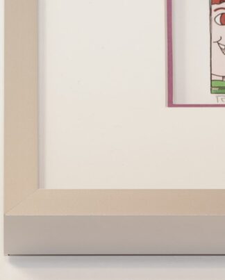 Alurahmen silbermatt | 40 x 90 cm