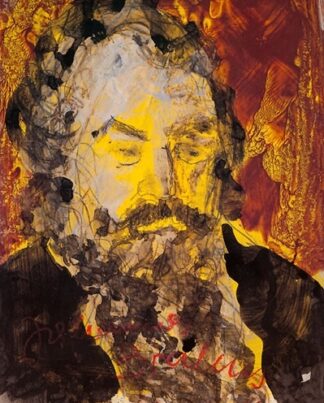 Armin Mueller-Stahl, Spaziergang am Nachmittag. Handsignierte und limitierte Farbradierung des künstlerischen Multi-Talents Armin Mueller-Stahl. In seinem bildkünstlerischen Werk verarbeitet er Szenen aus Filmen, viele Portraits von Persönlichkeiten v