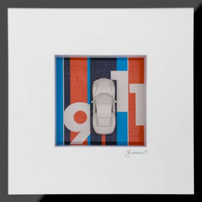 birkelbach-wortkunst3-objektbild-porsche-911-rahmen-schwarz