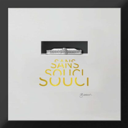 birkelbach-wortkunst3-schoene-momente-sanssouci-anthrazit-gold-rahmen-schwarz