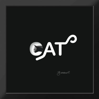 birkelbach-wortkunst3-schoene-momente-schwarze-katze-rahmen-schwarz