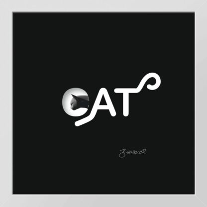 birkelbach-wortkunst3-schoene-momente-schwarze-katze-rahmen-weiss