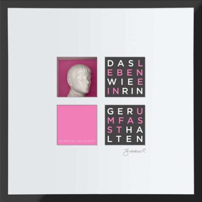 birkelbach-wortkunst3-zitatequadrate-bild-heinrich-von-kleist-rahmen-schwarz-55-x-55-cm