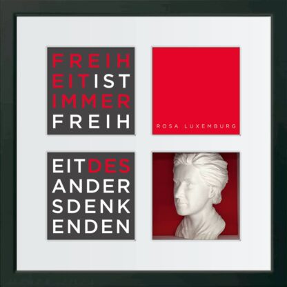 birkelbach-wortkunst3-zitatequadrate-bild-rosa-luxemburg-rahmen-schwarz-35-x-35-cm