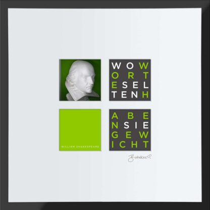 birkelbach-wortkunst3-zitatequadrate-bild-william-shakespeare-rahmen-schwarz-55-x-55-cm