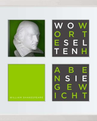 birkelbach-wortkunst3-zitatequadrate-bild-william-shakespeare-rahmen-weiss-35-x-35-cm