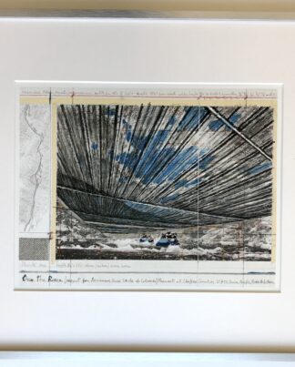 Christo | Over The River - gerahmter Kunstdruck
