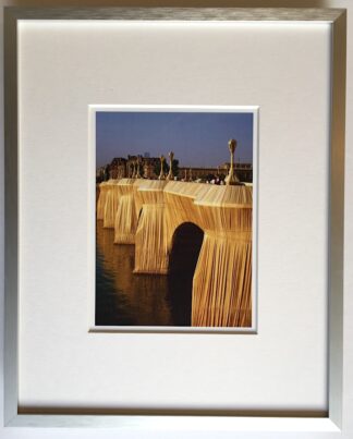 Christo Pont Neuf Wrapped - gerahmter Miniprint