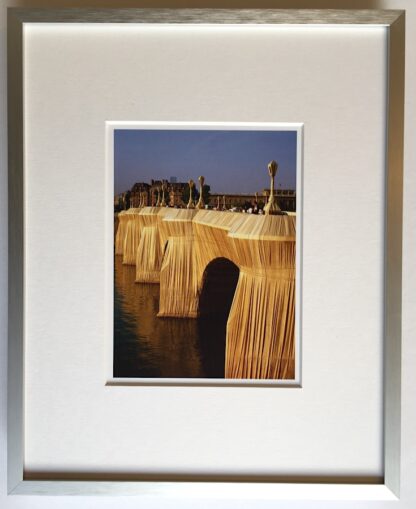 Christo Pont Neuf Wrapped - gerahmter Miniprint