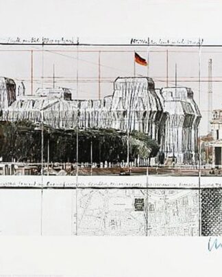 Christo Reichstag IX, (handsigniert)