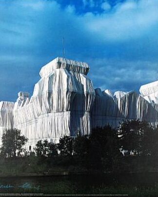 Christo | Reichstag, Ost- und Nordfassade mit Spree (handsigniert)