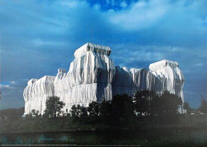 Christo | Reichstag, Ost- und Nordfassade mit Spree (handsigniert)
