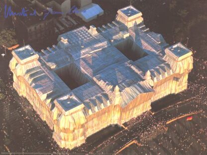 Christo Verhüllter Reichstag, West- und Nordfassade, (handsigniert)