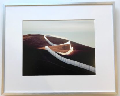 Christo | Running Fence - gerahmter Kunstdruck
