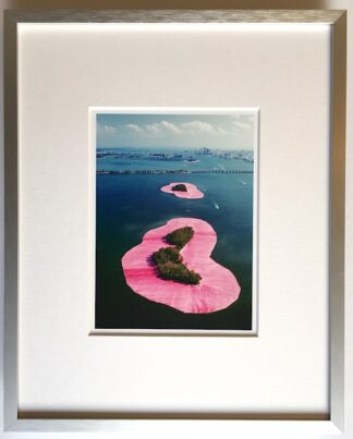 Christo | Surrounded Islands - gerahmter Miniprint