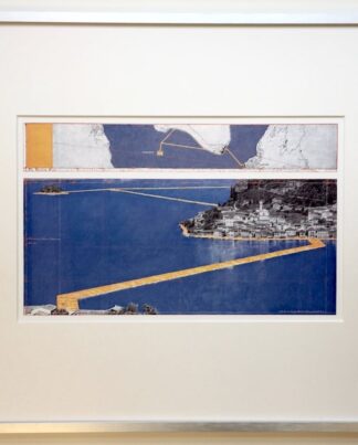 Christo | The Floating Piers - gerahmter Kunstdruck 1