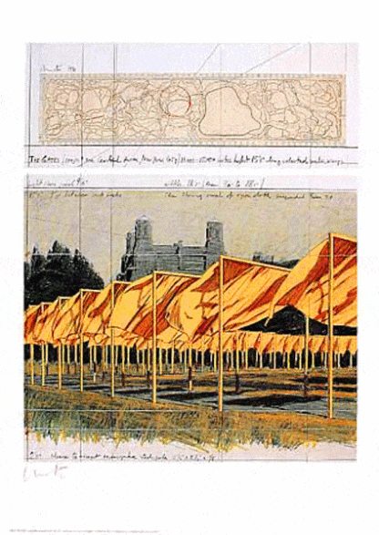 Christo The Gates I (handsigniert)