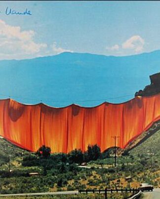 Christo Valley Curtain, handsigniert