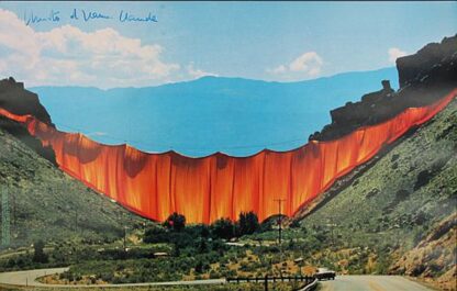 Christo Valley Curtain, handsigniert