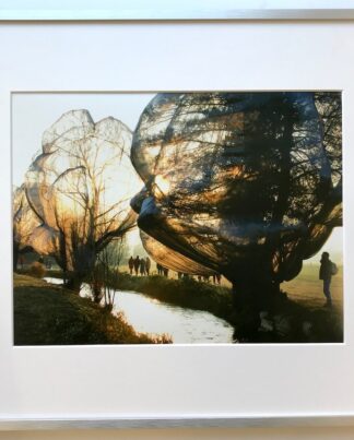 Christo Wrapped Trees - gerahmter Kunstdruck