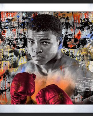 Devin Miles Unforgetable Ali gerahmt Galerie Hunold