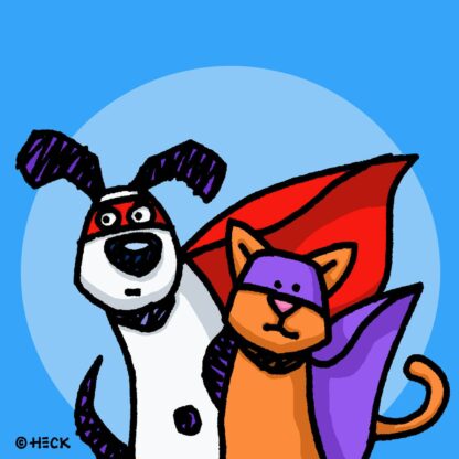 Ed Heck The Caped Duo