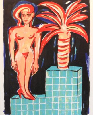 Elvira Bach | Frau mit Palme