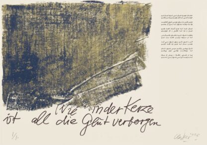 Günther Uecker | Huldigung an Hafez 11