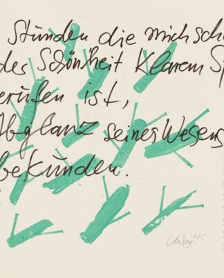 Günther Uecker | Huldigung an Hafez 20