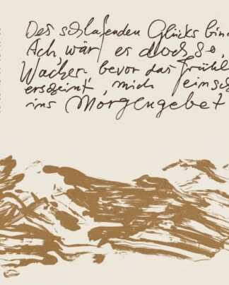 Günther Uecker | Huldigung an Hafez 24