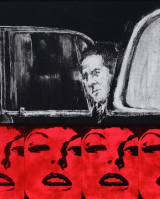 James Francis Gill Man in black car