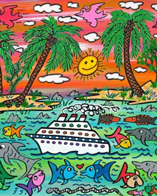 James Rizzi A sunset cruise