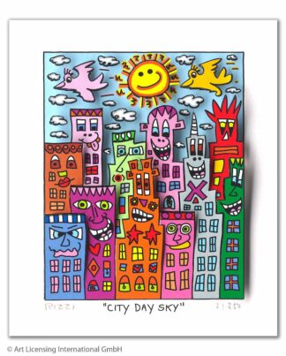 James Rizzi City Day Sky