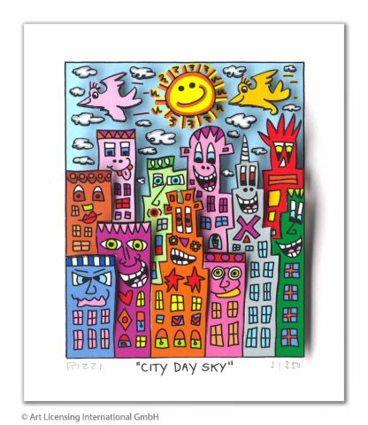 James Rizzi City Day Sky
