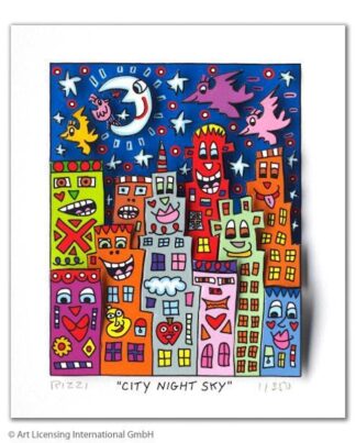 James Rizzi City night sky