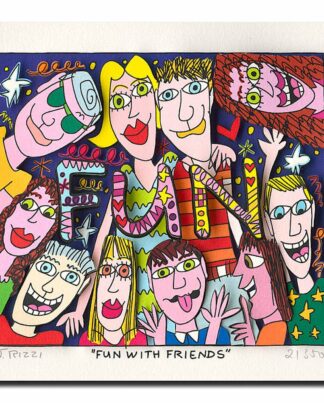 James Rizzi Fun with friends
