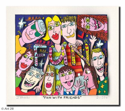 James Rizzi Fun with friends