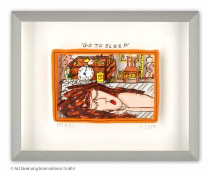 James Rizzi Go to sleep gerahmt
