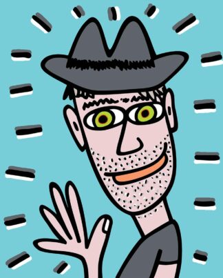 James rizzi Icon Self Portrait