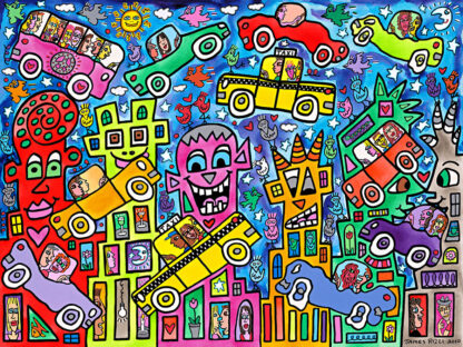 James Rizzi No getting around the traffic