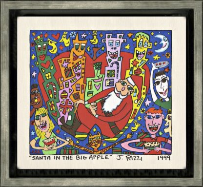 James Rizzi Santa in the Big Apple