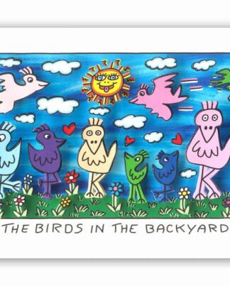 James Rizzi The birds in the backyard