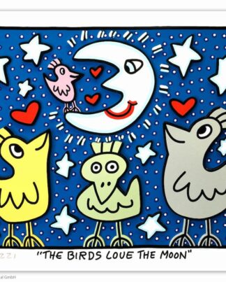 James Rizzi The birds love the moon